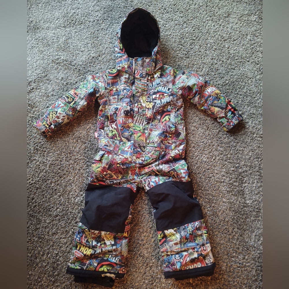 Burton Youth Marvel Comic Print Snowsuit